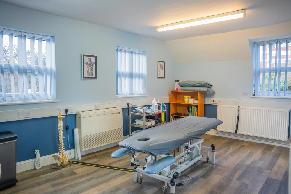 Physiotherapist treating a patient at The Physiotherapy Centre